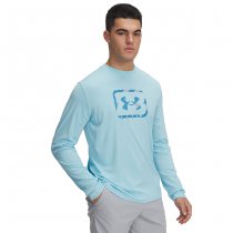 Under Armour Mens Fish Pro Freedom Long Sleeve - Stream / Ether Blue - S