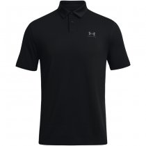 Under Armour Mens Tee To Green Freedom Polo - Black / Grey - 3XL