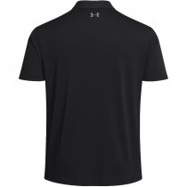 Under Armour Mens Tee To Green Freedom Polo - Black / Grey - XL