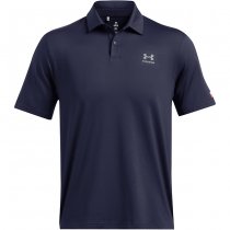 Under Armour Mens Tee To Green Freedom Polo - Navy Blue