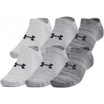 Under Armour Essential 6-Pack Low Cut Socks - Grey