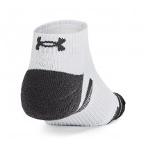 Under Armour Performance Tech 6-Pack Low Cut Socks - White / White - L