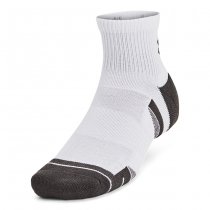 Under Armour Performance Tech 6-Pack Quarter Socks - White