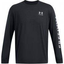 Under Armour Mens Freedom Flag Long Sleeve - Black / White - L