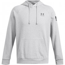 Under Armour Mens Freedom Flag Hoodie - Mod Grey Light Heather / Black - XL