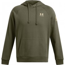 Under Armour Mens Freedom Flag Hoodie - Marine OD Green / Desert Sand - S