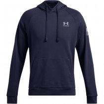 Under Armour Mens Freedom Flag Hoodie - Navy Blue / Steel - M