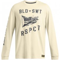 Under Armour Mens Project Rock Veterans Day Long Sleeve - Silt / Anthracite - M