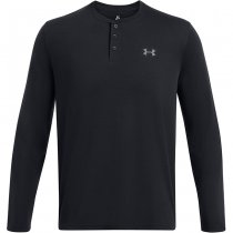 Under Armour Mens Expanse Henley - Black / Grey - 3XL