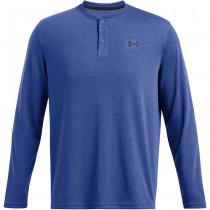 Under Armour Mens Expanse Henley - Tech Blue / Black - M