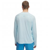 Under Armour Mens Fish Elite Long Sleeve - Stream / Ether Blue - 3XL