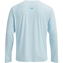Under Armour Mens Fish Elite Long Sleeve - Stream / Ether Blue - S
