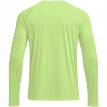 Under Armour Mens Fish Elite Long Sleeve - Sonic Yellow / White - S