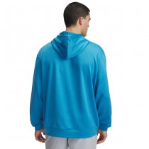 Under Armour Mens Fish Pro Terry Hoodie - Ether Blue / Halo Grey - 3XL