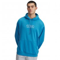 Under Armour Mens Fish Pro Terry Hoodie - Ether Blue / Halo Grey - M