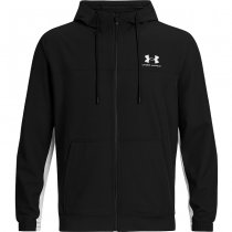 Under Armour Rival Woven Windbreaker - Black / White
