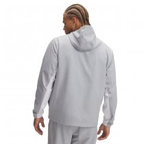 Under Armour Rival Woven Windbreaker - Mod Grey / Mod Grey / White - 2XL