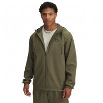 Under Armour Rival Woven Windbreaker - Marine OD Green / Black - 2XL