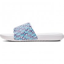Under Armour Ansa Graphic Slides - White / Blue - 8
