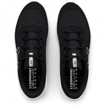 Under Armour Mens Charged Pursuit 3 Big Logo Running Shoes - Black / White - 14