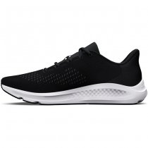 Under Armour Mens Charged Pursuit 3 Big Logo Running Shoes - Black / White - 8