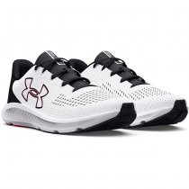 Under Armour Mens Charged Pursuit 3 Big Logo Running Shoes - White - 8
