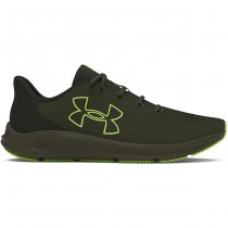 Under Armour Mens Charged Pursuit 3 Big Logo Running Shoes - Olive / Baroque Green / Morph Green - 12