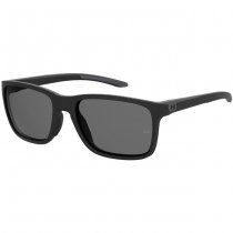 Under Armour Hustle Sunglasses - Matte Black - Grey Polarized