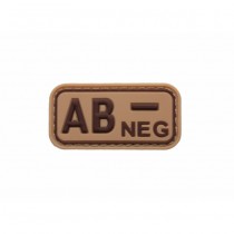 Pitchfork Blood Type AB NEG Patch - Tan