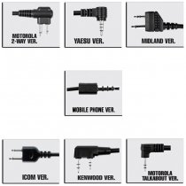 Earmor M51 Tactical PTT - ICOM