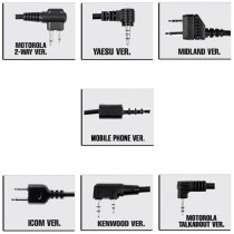 Earmor M51 Tactical PTT - TOPCOM