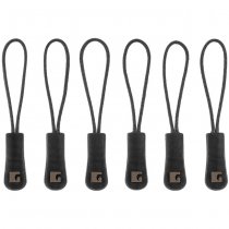 Clawgear CG Zipper Puller Large 6-Pack - Black
