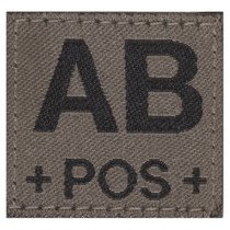 Clawgear AB Pos Bloodgroup Patch - RAL 7013