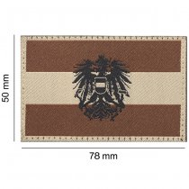 Clawgear Austria Emblem Flag Patch - Desert