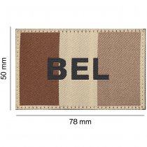 Clawgear Belgium Flag Patch - Desert