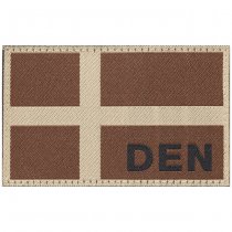 Clawgear Denmark Flag Patch - Desert