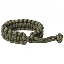 Pitchfork Paracord Bracelet Knotted - Olive S