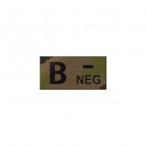 Pitchfork B NEG Blood Type IR Patch - SwissCamo