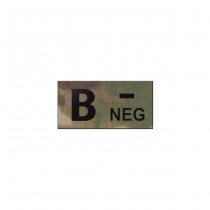 Pitchfork B NEG Blood Type IR Patch - Multicam