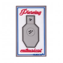 Helikon Piercing Enthusiast PVC Patch - White