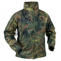 Helikon Gunfighter Shark Skin Jacket - Flecktarn