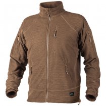 Helikon Alpha Tactical Grid Fleece Jacket - Coyote - M