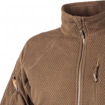 Helikon Alpha Tactical Grid Fleece Jacket - Coyote - L