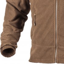 Helikon Alpha Tactical Grid Fleece Jacket - Coyote - XL