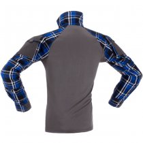 Invader Gear Flannel Combat Shirt - Blue - S