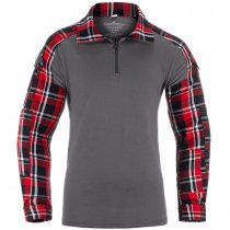 Invader Gear Flannel Combat Shirt - Red - M