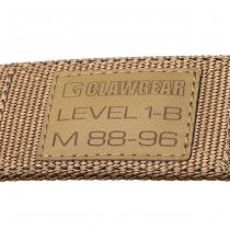 Clawgear Level 1-B Belt - Coyote - XL