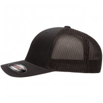 Flexfit Mesh Trucker Cap - Black - L/XL