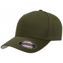 Flexfit Wooly Combed Cap - Olive - L/XL