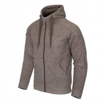 Helikon Covert Tactical Hoodie FullZip - Melange Light Tan - XS